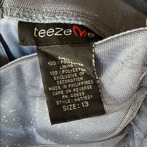 Teeze Me Glittery Black Mini Dress